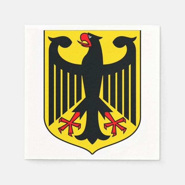 Servilleta De Papel Escudo de Alemania (Anverso)