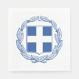 Servilleta De Papel Escudo de armas de Grecia
