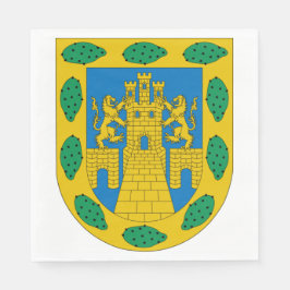 Servilleta De Papel Escudo de armas de la Ciudad de México