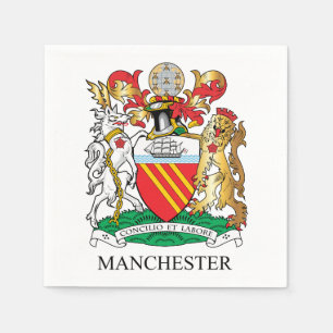 Servilleta De Papel Escudo de armas de Manchester