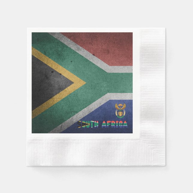 Servilleta De Papel Escudo de armas de Sudáfrica (Anverso)