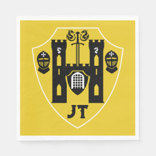 Servilleta De Papel Escudo de los Caballeros del personalizable