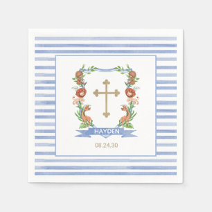 Servilleta De Papel Escudo Safari de la Jungla Niño Baptism Napkins