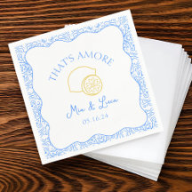 Ese es Amore Lemon Blue Tiles Amalfi Boda de Itali