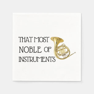 Servilleta De Papel Ese más noble de instrumentos - Cuerno francés