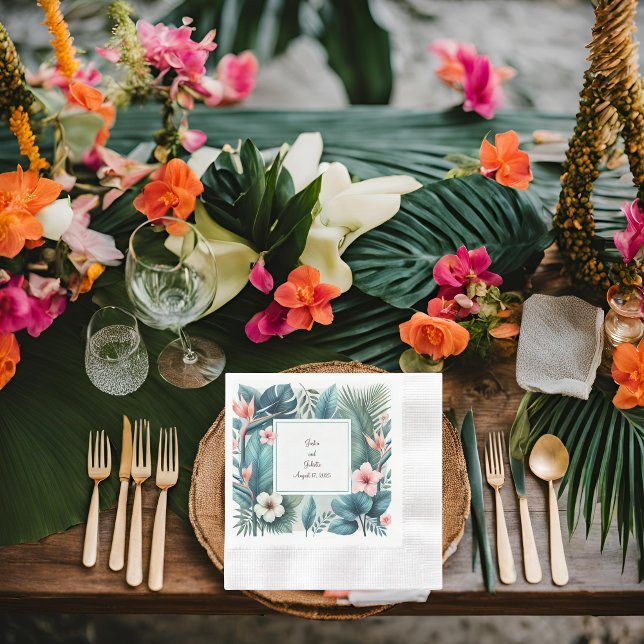Servilleta De Papel Esencia Tropical Acuñada Almuerzo (Subido por el creador)