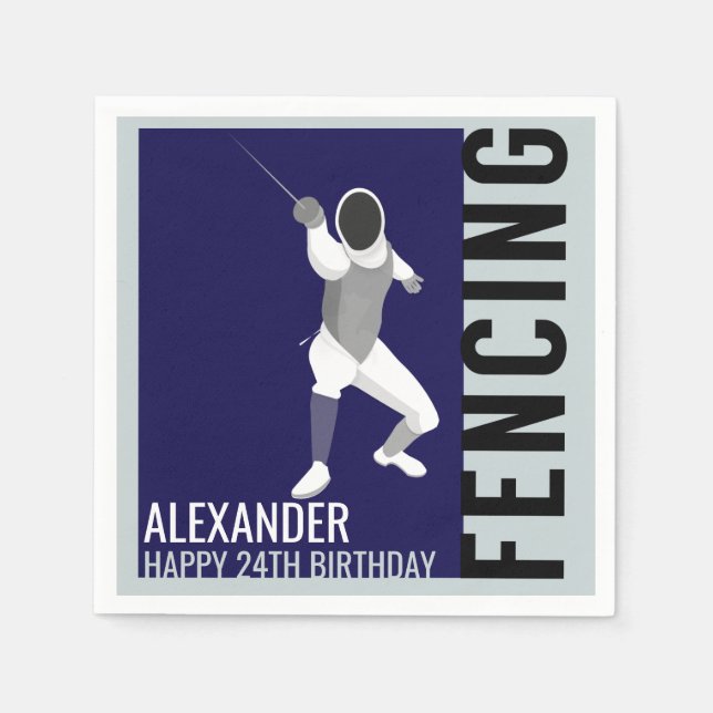 Servilleta De Papel Esgrima (Anverso)