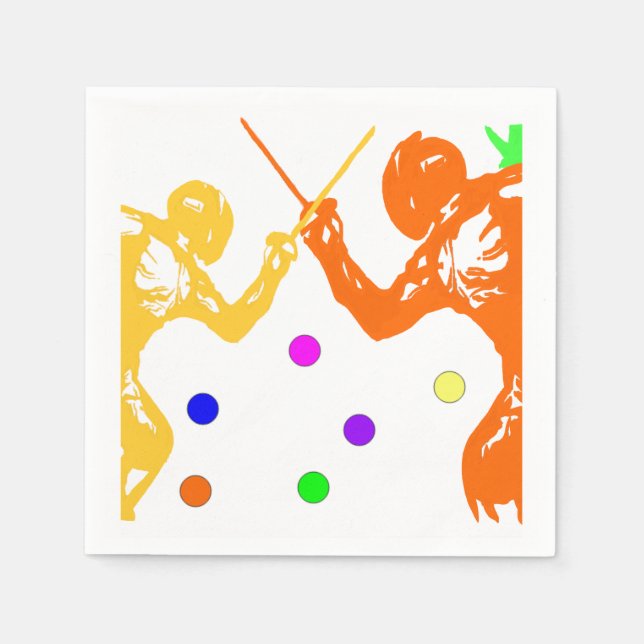 Servilleta De Papel Esgrima (Anverso)