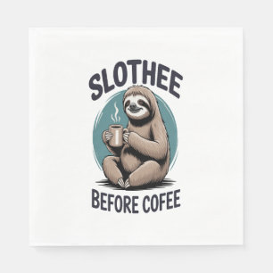 Servilleta De Papel Eslogan antes de la sublimación del café