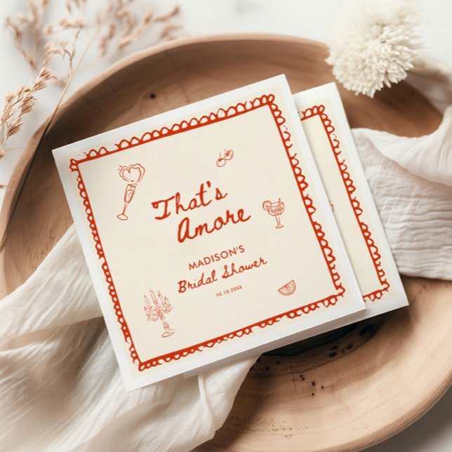 Servilleta De Papel Eso es Amore: Ducha de regalos para novia de estil (Subido por el creador)