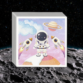 Servilleta De Papel Espacio acuático Pequeño Explorador Baby Shower