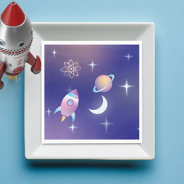 Servilleta De Papel Espacio exterior del Pastel