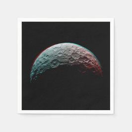 Servilleta De Papel Espacio negro. Planeta en universo / astronomía