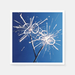 Servilleta De Papel Esparklers de Año Nuevo 2025