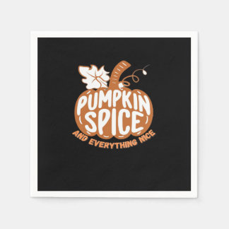 Servilleta De Papel Especie De Calabaza Y Todo Lo Bonito Cita Graciosa