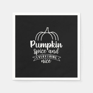 Servilleta De Papel Especie De Calabaza Y Todo Lo Bueno