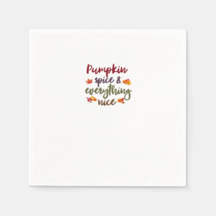 Servilleta De Papel Especie de calabaza y todo lo lindo latón de amor