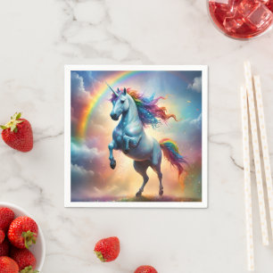 Servilleta De Papel Espectro Celestial: El Arco del Unicornio Arcoíris