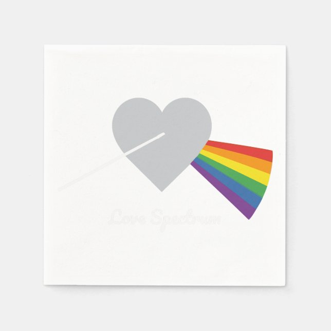 Servilleta De Papel Espectro de Amor (Anverso)