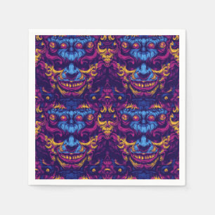 Servilleta De Papel Espeluznante Payaso Halloween