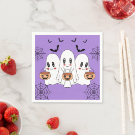 Servilleta De Papel Espeluznante Personalizado de Kawaii Fantasma Hall