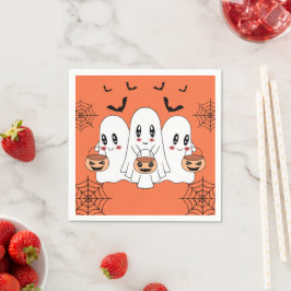 Servilleta De Papel Espeluznante Personalizado de Kawaii Fantasma Hall