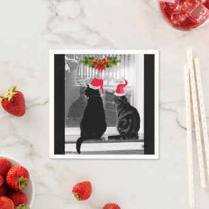 Servilleta De Papel Esperando a Santa María