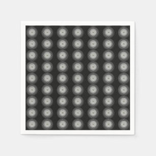 Servilleta De Papel Espiral negra y blanca
