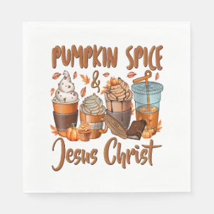 Servilleta De Papel Espíritu de calabaza Jesucristo