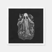 Espíritu de Halloween 8, fantasma, asustado, malva