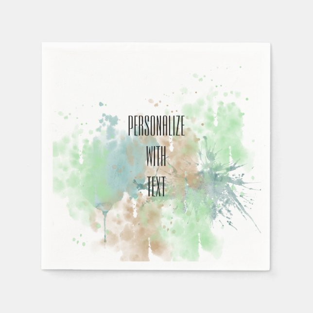 Servilleta De Papel Esplusa de acuarela (Anverso)