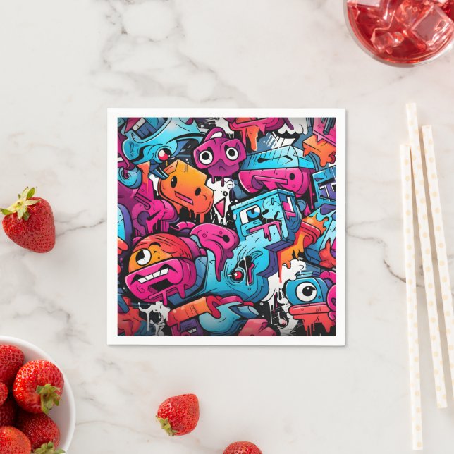 Servilleta De Papel Esplusa de arte callejero de graffiti urbano (In situ)