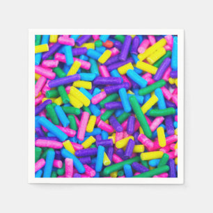 Servilleta De Papel Espolvorines de golosinas multicolor