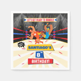 Servilleta De Papel Esponja de papel de Fiesta Lucha Libre Mexicana
