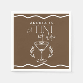 Servilleta De Papel Espreso | Martini | Cumpleaños del cóctel