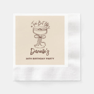 Servilleta De Papel Espresso Martini 30 cumpleaños un poco más viejo d