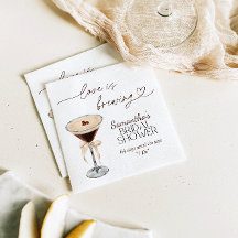 Espresso Martini Love is Breve Bridal Shower