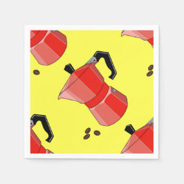 Servilleta De Papel Espresso rojo arcoiris