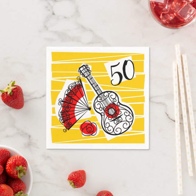 Servilleta De Papel Espuma de papel de 50 años de origen español (In situ)