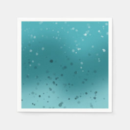 Servilleta De Papel Espuma Verde azulada azul