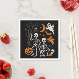 Servilleta De Papel Esqueleto anti Trump Halloween FDT Trump Halloween