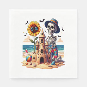 Servilleta De Papel Esqueleto de Guay en la playa
