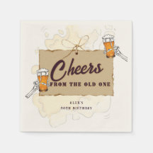 Esqueleto Una Fría Para La Vieja Cerveza Cumpleaño