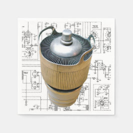 Servilleta De Papel Esquema de tubo de transmisión de cerámica