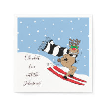 Esquí de renos para navidades