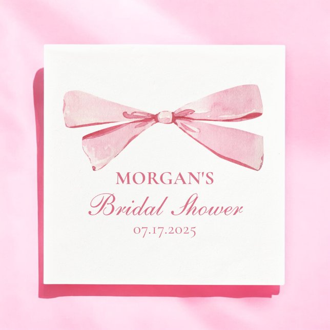 Servilleta De Papel Está atando la ducha de novia rosa Knot (Subido por el creador)