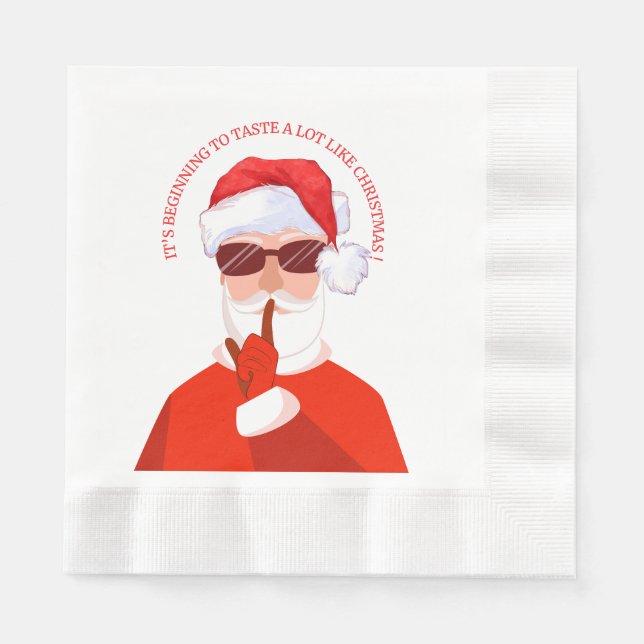 Servilleta De Papel Está empezando a gustar como Navidades (Anverso)
