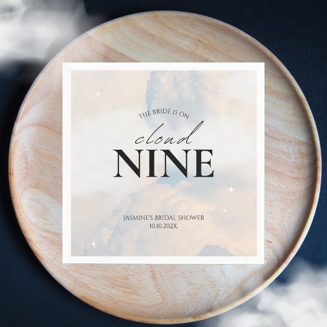 Servilleta De Papel Está en la nube 9 Ducha nupcial Dreamy Pastel Sky  (Subido por el creador)