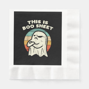 Servilleta De Papel Esta Es Hoja Boo Fantasma