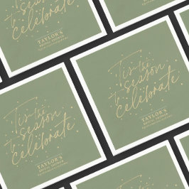 Servilleta De Papel Esta es la ducha de invierno de Green Moss